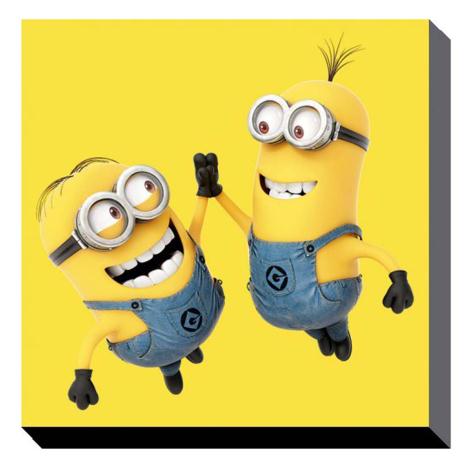 High 5 Minions Canvas Print (40cm x 40cm) £24.99